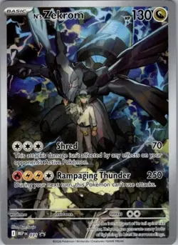 N's Zekrom 031 Pokemon Me: Mega Evolution Ascended Heroes Promo Holo - Image 1
