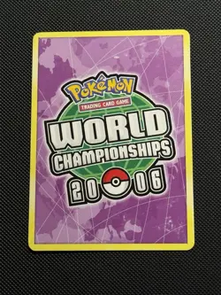2006 Pokemon Card World Championships Vaporeon ex 110/113 Card RARE MP - Image 3