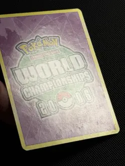 2006 Pokemon Card World Championships Vaporeon ex 110/113 Card RARE MP - Image 4