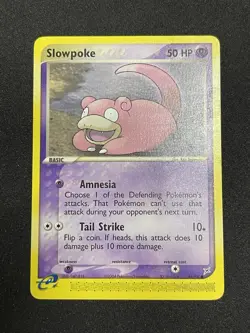Pokemon Slowpoke 45/95 Team Magma VS Team Aqua 2004 Psychic Common MP - Image 2