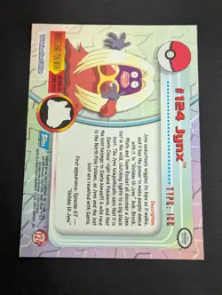 POKEMON JYNX #124 [Non-Holo] Topps Blue Logo 1st TV Animation 2000 - - NM Mint - Image 2