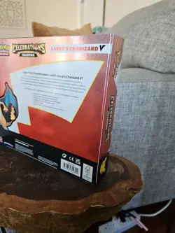 Pokemon TCG: Celebrations Collection Box Lance's Charizard V 820650809392 - Image 3