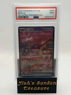 Pokemon TCG Mew EX Black Star Promo SVP053 PSA 9 Condition - Image 1