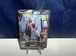 Mewtwo V (Alternate Full Art) 072/078 Pokemon GO Holo - Image 1