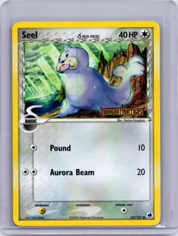 Seel (Delta Species) Reverse Holo (62/101) - Pokemon TCG - Dragon Frontiers - LP - Image 1