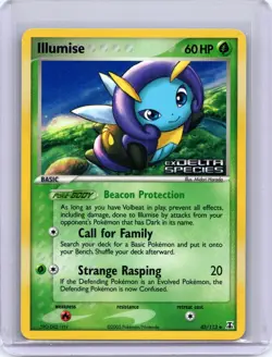 Illumise Reverse Holo (45/113) - Pokemon TCG - EX Delta Species - LP - Image 1