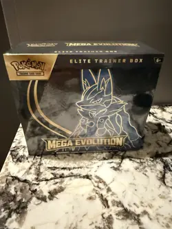 Pokemon TCG Mega Evolution Elite Trainer Box – Mega Lucario Factory Sealed ETB - Image 1