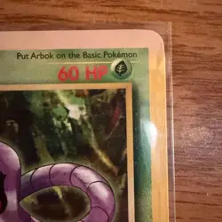 Pokemon TCG - Arbok 1st Edition Fossil 31/62 HP - Image 4