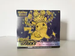 Pokemon TCG Surging Sparks Pokemon Center Elite Trainer Box ETB Factory Sealed - Image 1