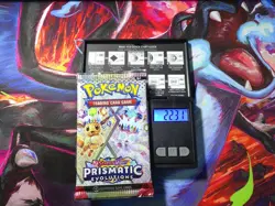 HEAVY! GOD PACKUUU 22.31g Prismatic Evolutions Pokemon TCG Booster (SEALED) - Image 1