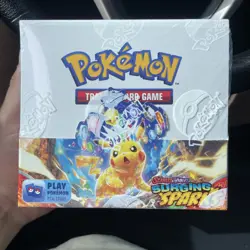 Pokemon TCG Scarlet & Violet Surging Sparks Booster Box Factory Sealed - Image 1