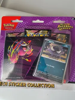 Pokemon Ascended Heroes Tech Sticker Collection Gastly - New - Image 1