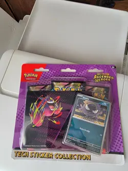 Pokemon Ascended Heroes Tech Sticker Collection Gastly - New - Image 2