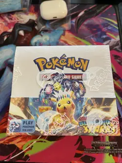 Pokemon TCG Scarlet & Violet Surging Sparks Booster Box Factory Sealed - Image 1