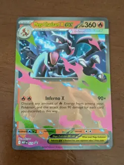 Pokemon Mega Charizard X ex MEP 029 Black Star Promo NM+ - Image 1