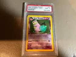 2000 Pokemon Rocket 1st Edition #12 Dark Slowbro Holo PSA 9 MINT - Image 1