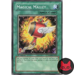 Yugioh Magical Mallet SD09-EN027 Common 1st Edition LP - Image 1