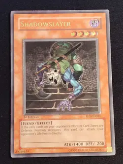 Shadowslayer FET-EN024 Ultimate Rare UTR Yu-Gi-Oh 1st Edition Light Played LP - Image 1