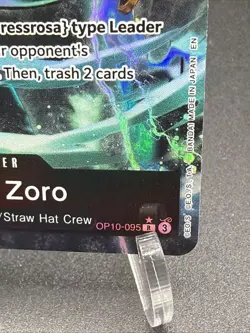 Roronoa Zoro OP10-095 R⭐ Alt Art One Piece TCG (The Best of Vol.2 set) English - Image 4