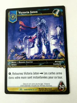 World of Warcraft WoW CCG TCG Dark Portal Victoria Jaton VF EXC Envoi rapide - Image 2