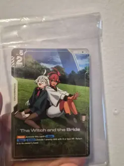 Gundam TCG the Witch and the Bride GD01-117 R+ Alt Art Card - Image 1