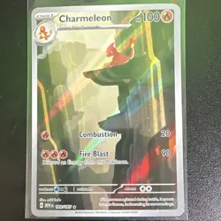 Pokemon Charmeleon 169/165 Scarlet & Violet 151 Rare Holo Card English 2023 - Image 3