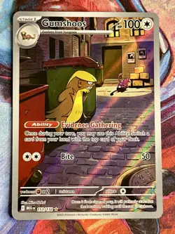Gumshoos 153/132 Me01: Mega Evolution Holo Pokemon Card - Image 1