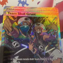 Team Skull Grunt 149/149 Sun & Moon Base Full Art Ultra Rare Pokemon Card (NM) - Image 4