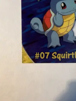 Excellent condition 2000 Topps Pokemon Squirtle PC4 TV Animation Clear Card 07 - Image 5