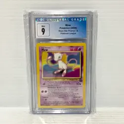PSA CGC 9 - Mew 8 - Black Star Promo WOTC - Graded Pokemon Card - Image 1