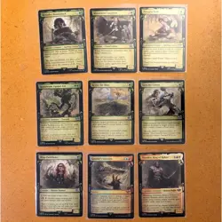 MTG Lot of 24 LTR Lord of the Rings Showcase Scroll Cards Incl. Rares & Foils - Image 2