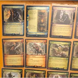 MTG Lot of 24 LTR Lord of the Rings Showcase Scroll Cards Incl. Rares & Foils - Image 4
