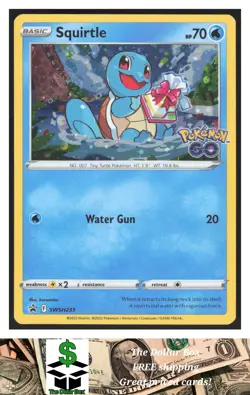 SWSH: Sword & Shield Promo Cards #SWSH233 Squirtle HOLO Sparkle - Image 1