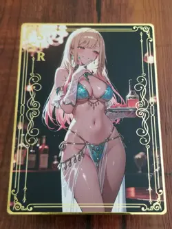 Marin Kitagawa - My Dress-Up Darling - Goddess Story Gold Metal SSR Card - Image 1