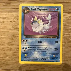 🔥Team Rocket Bundle🔥Pokemon Cards x3 WOTC Uncommon Dark Vaporeon, Dark Flareon - Image 2