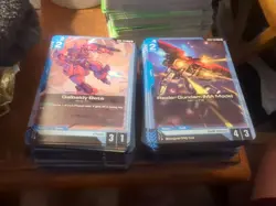 200 Gundam TCG Cards BLUE Bulk Lot - [GD01, GD02, GD03] - C/U - Image 1