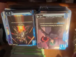 200 Gundam TCG Cards BLUE Bulk Lot - [GD01, GD02, GD03] - C/U - Image 2