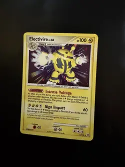 Pokemon TCG Electivire Holo Holo Rare Card Diamond & Pearl 3/130 2007 MINT - Image 1