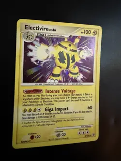 Pokemon TCG Electivire Holo Holo Rare Card Diamond & Pearl 3/130 2007 MINT - Image 2