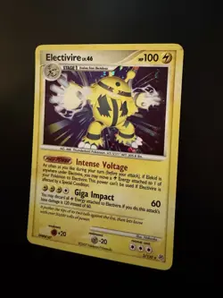 Pokemon TCG Electivire Holo Holo Rare Card Diamond & Pearl 3/130 2007 MINT - Image 3