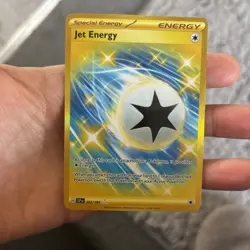 Pokemon Surging Sparks Jet Energy Hyper Rare Card 252/191 - Image 1