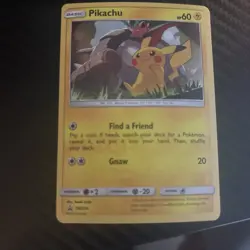 Near Mint Ungraded Pikachu SM234 Promo Holo Pokemon Card - Image 1