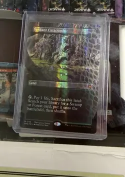 MTG Verdant Catacombs Dragon Scale Foil - Image 1