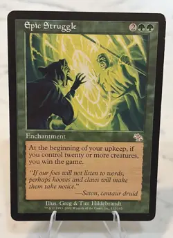 MTG Epic Struggle Judgment Regular Card Magic The Gathering LP (SeecPics) - Image 1