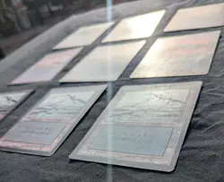 Magic The Gathering Beta Limited Edition Land Lot of 9 - Image 5