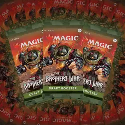 MAGIC THE GATHERING: THE BROTHERS WAR DRAFT BOOSTER - Factory Sealed - New NiB 195166150581 - Image 3