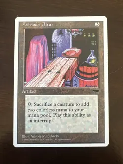 MTG LP ASHNOD'S ALTAR Chronicles Vintage 1995 Commander EDH Artifact Legacy - Image 1