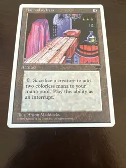 MTG LP ASHNOD'S ALTAR Chronicles Vintage 1995 Commander EDH Artifact Legacy - Image 2