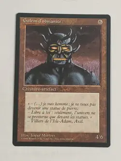MTG Obsianus Golem (French Revised (BB)/Artifact/U) - BGM - Image 1