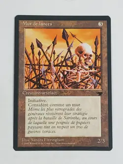 MTG Wall of Spears (French Renaissance (BB)/Artifact/U) - BGM - Image 1